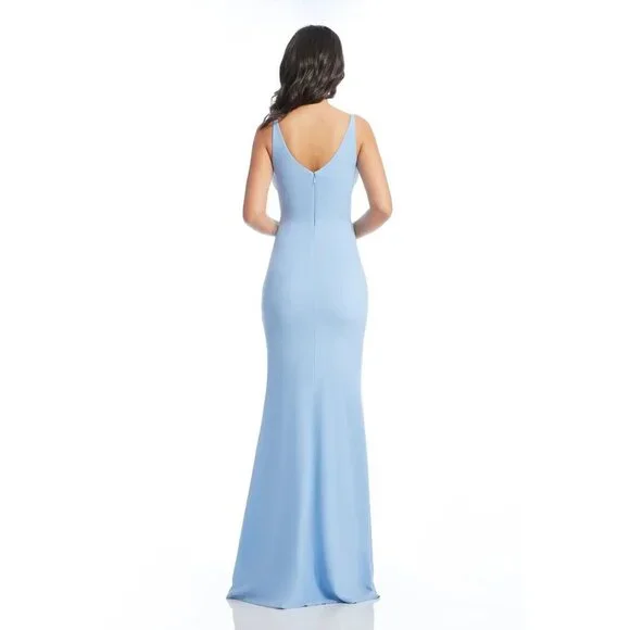 Dress The Population Jordan Dress Semi-Formal Sky Blue Sz XXL